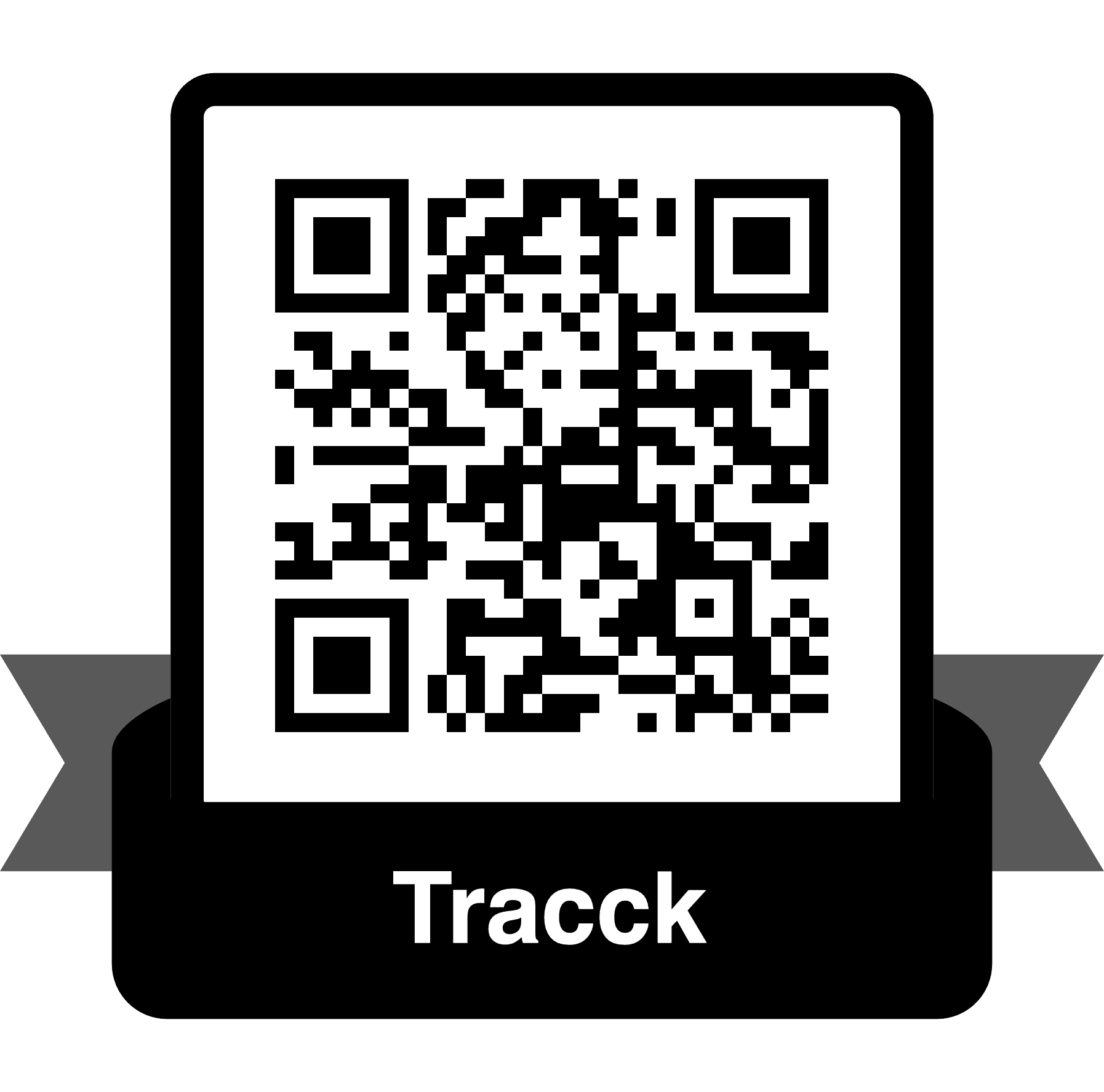 QR code linking to tracck on the App Store